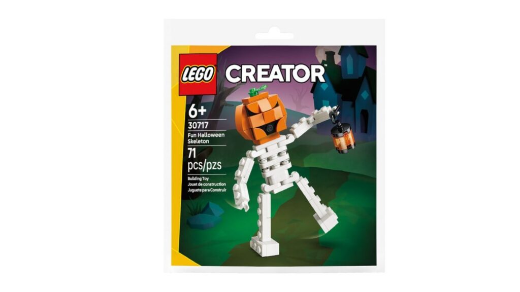 LEGO Halloween skeleton building kit