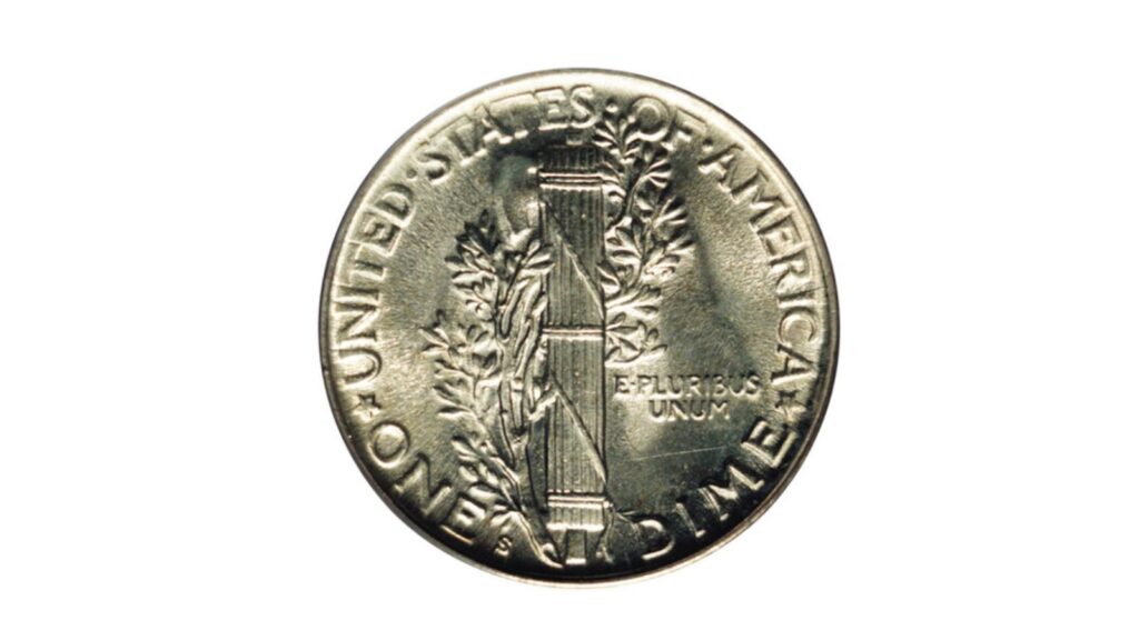 Mercury dime Full Bands