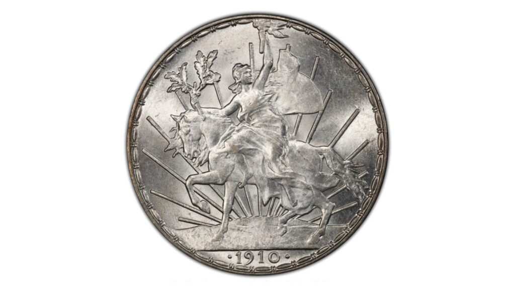 Mexican 1910 Caballito peso