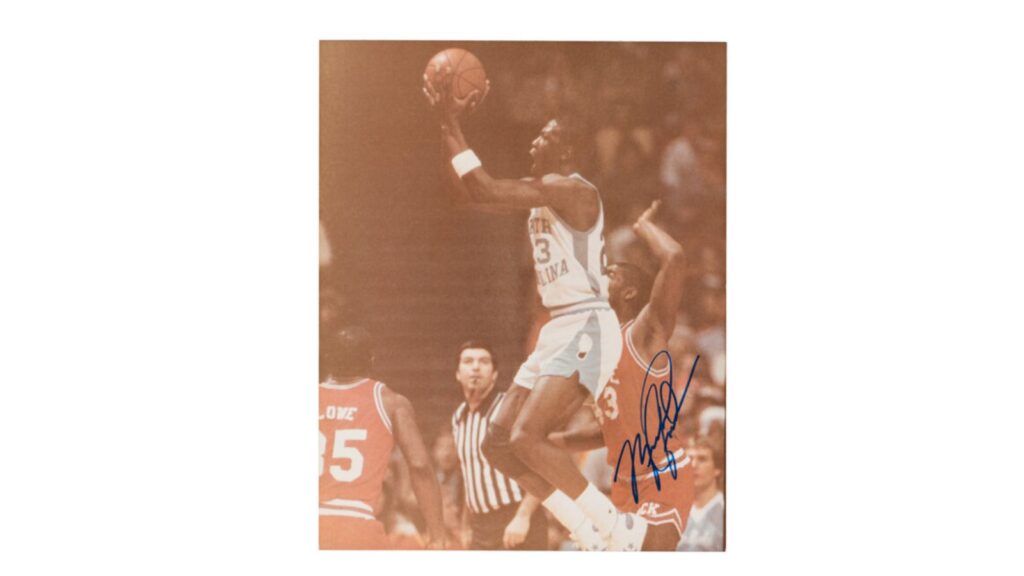 Michael Jordan signed photograph