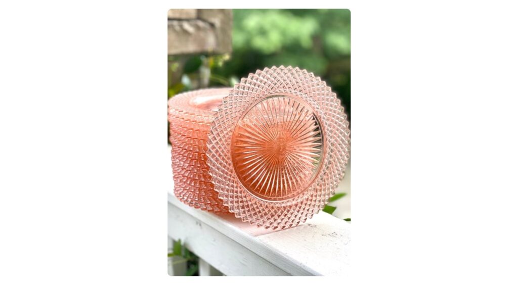 Miss America Pink Depression Glass