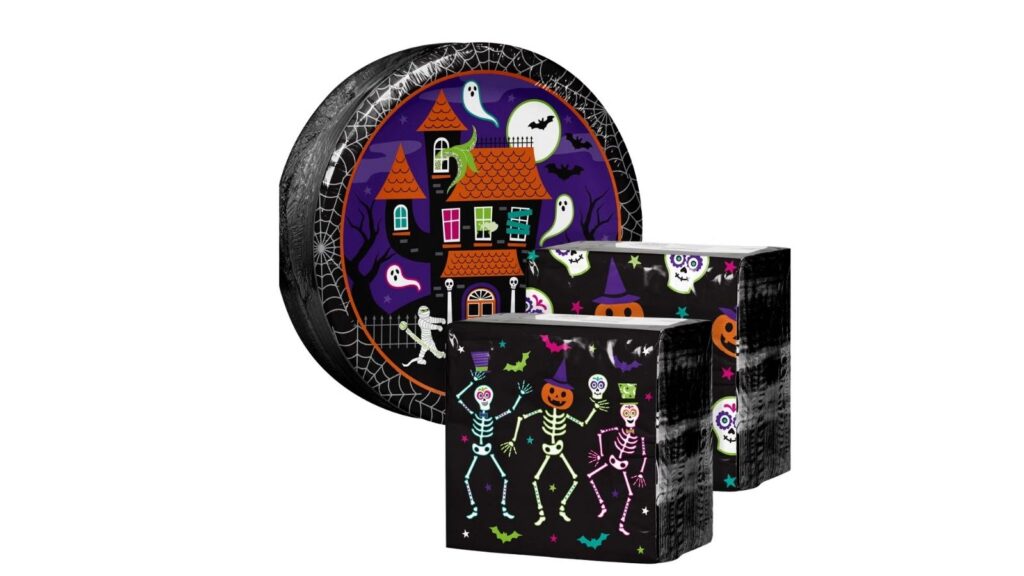 Moonlit Manor Halloween tableware