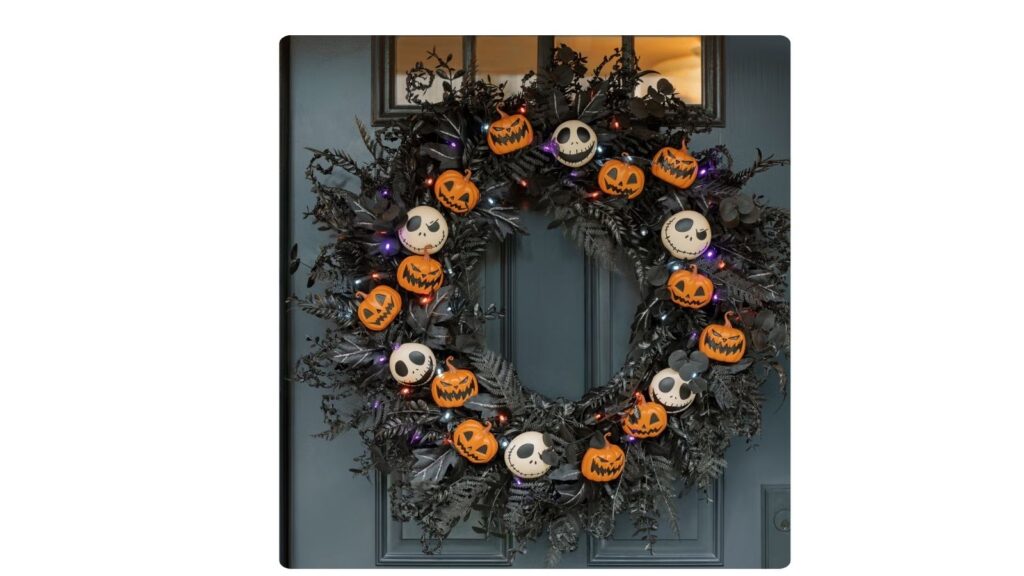 Nightmare Before Christmas LED wreath