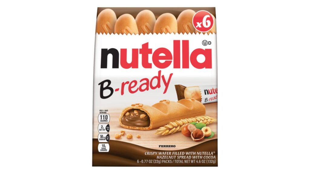 Nutella B ready wafer bars