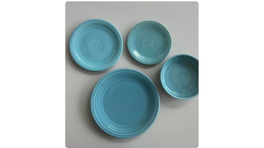 Original turquoise Fiestaware