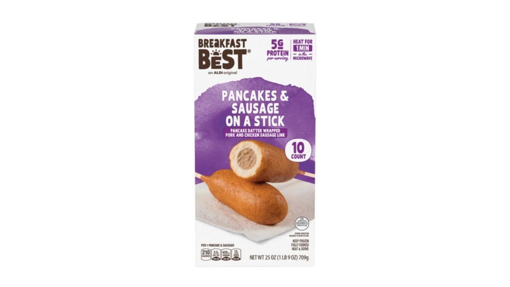 Pancakes and Sausage on a stick