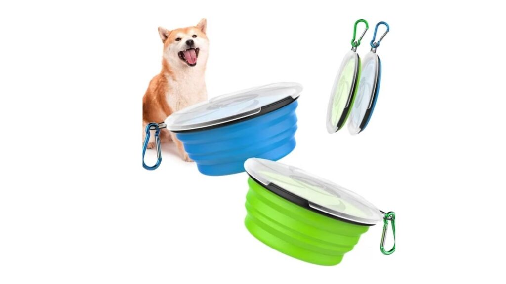 Pawaboo collapsible travel bowls
