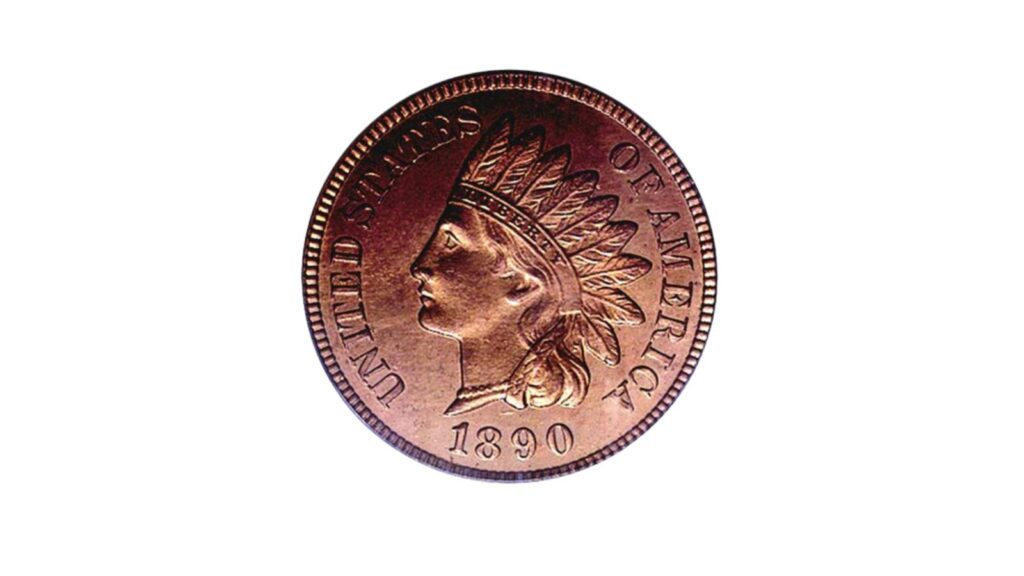 Proof Indian Head cents, such as an 1890