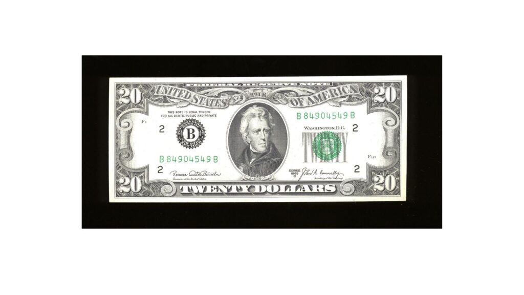 Series 1969B $20 bill