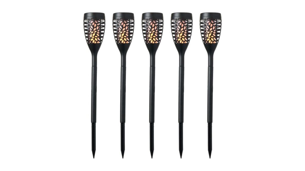 Solar Flame Effect Stake