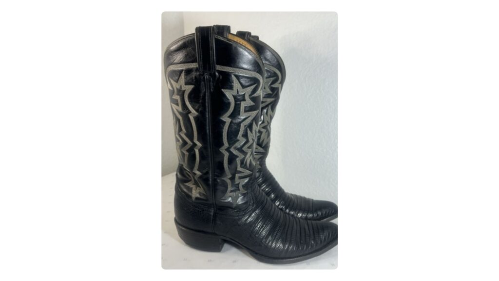 Tony Lama exotic lizard boots