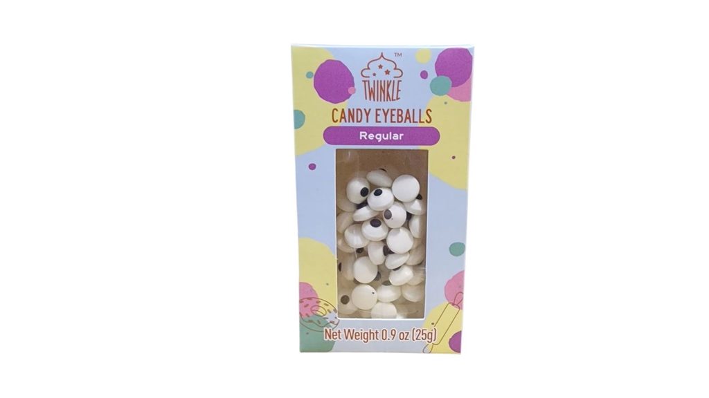 Twinkle candy eyeballs