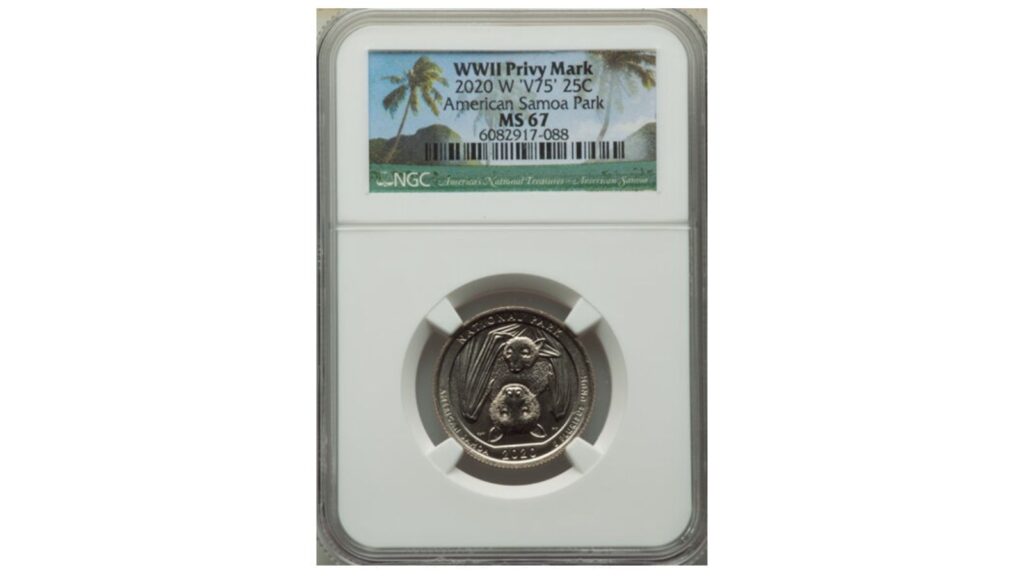 V75 privy mark quarter