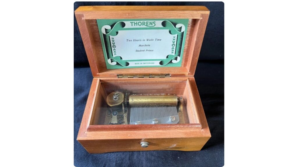 Vintage Thorens Swiss cylinder music box
