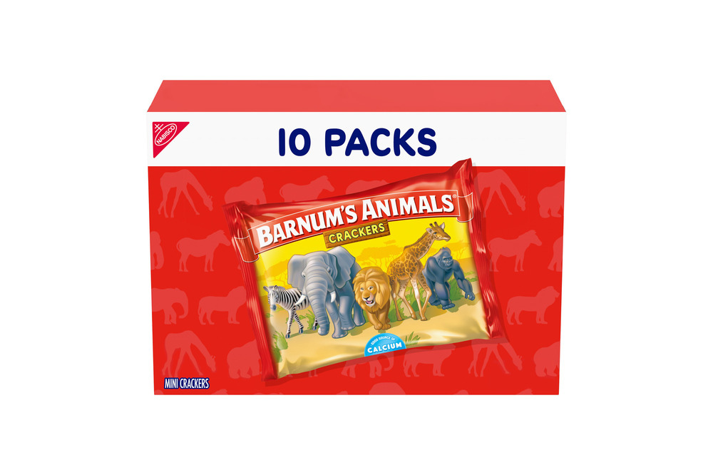 Barnum’s animal crackers ten pack box
