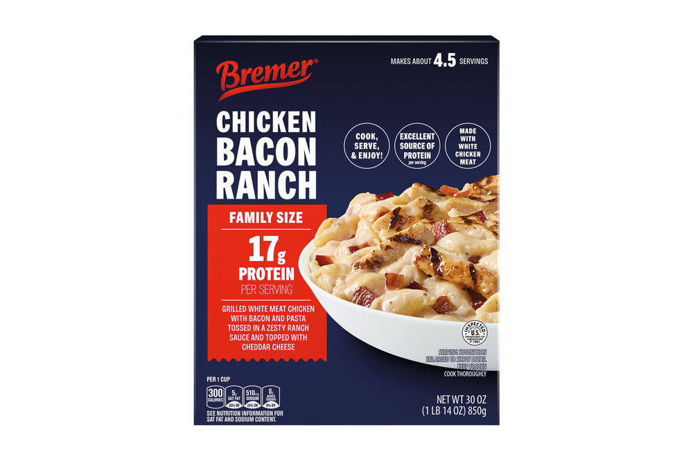 Bremer chicken bacon ranch family size meal box