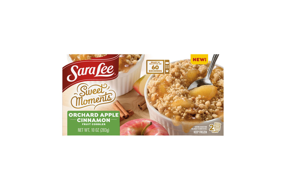 Sara Lee Sweet Moments orchard apple cinnamon cobbler box