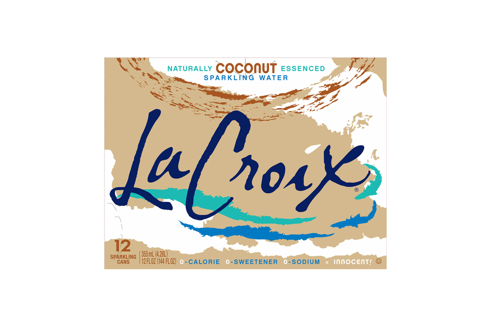 LaCroix coconut sparkling water twelve pack