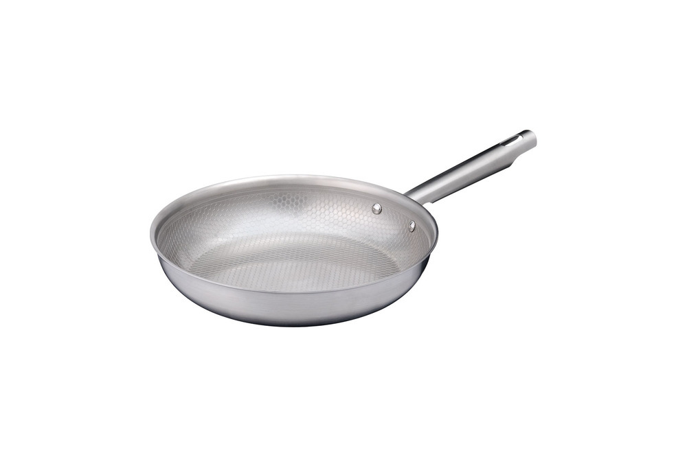 Crofton stainless steel honeycomb frying pan
