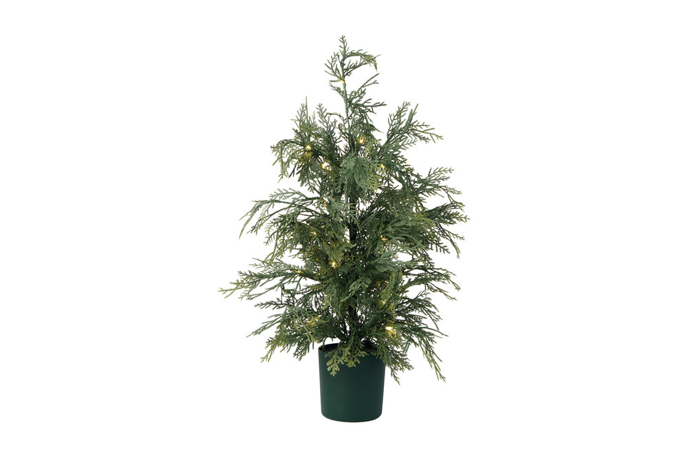 Merry Moments tabletop cypress tree