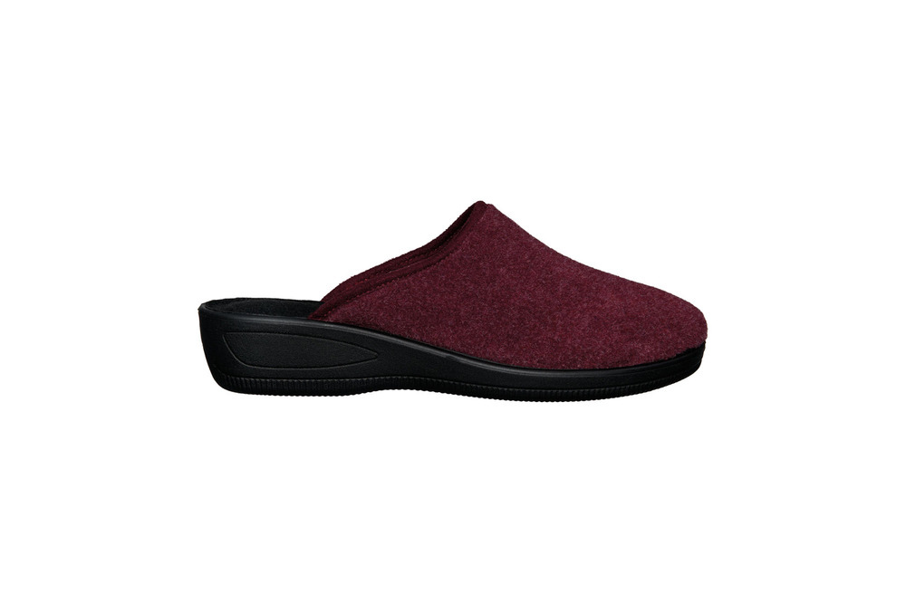 Burgundy Serra mule shoe