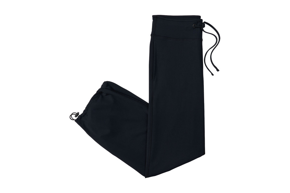 Black Crane bubble hem pants