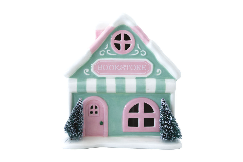 Merry Moments lighted gingerbread village house