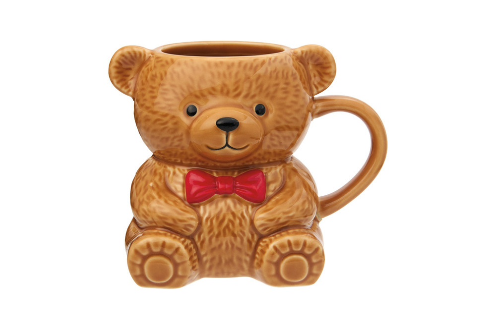 Merry Moments teddy bear Christmas mug