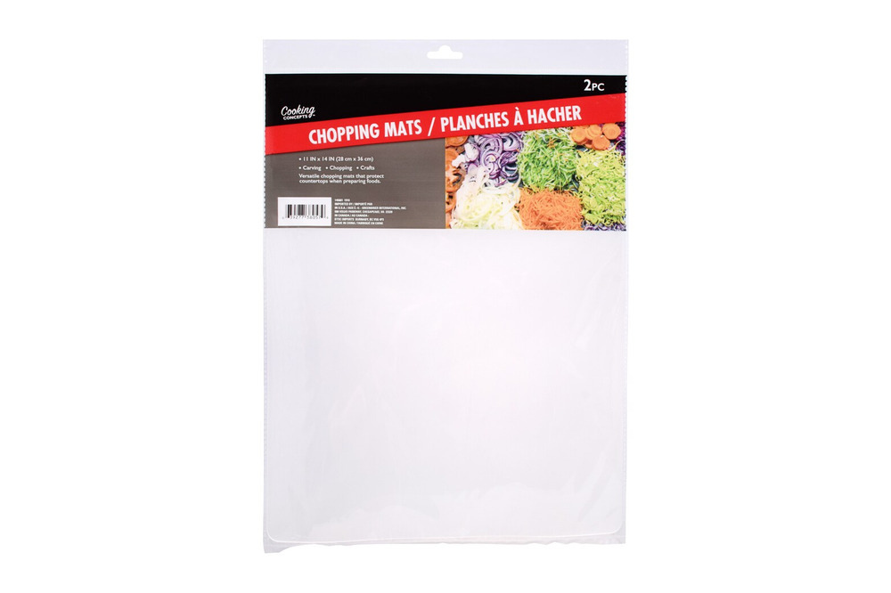 Cooking Concepts flexible cutting mats in retail packaging