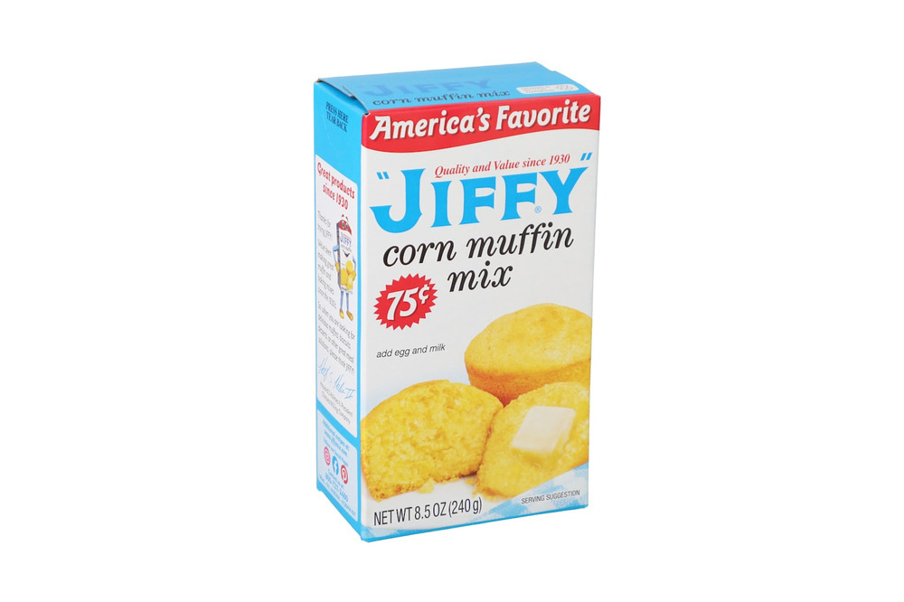 Jiffy corn muffin mix box