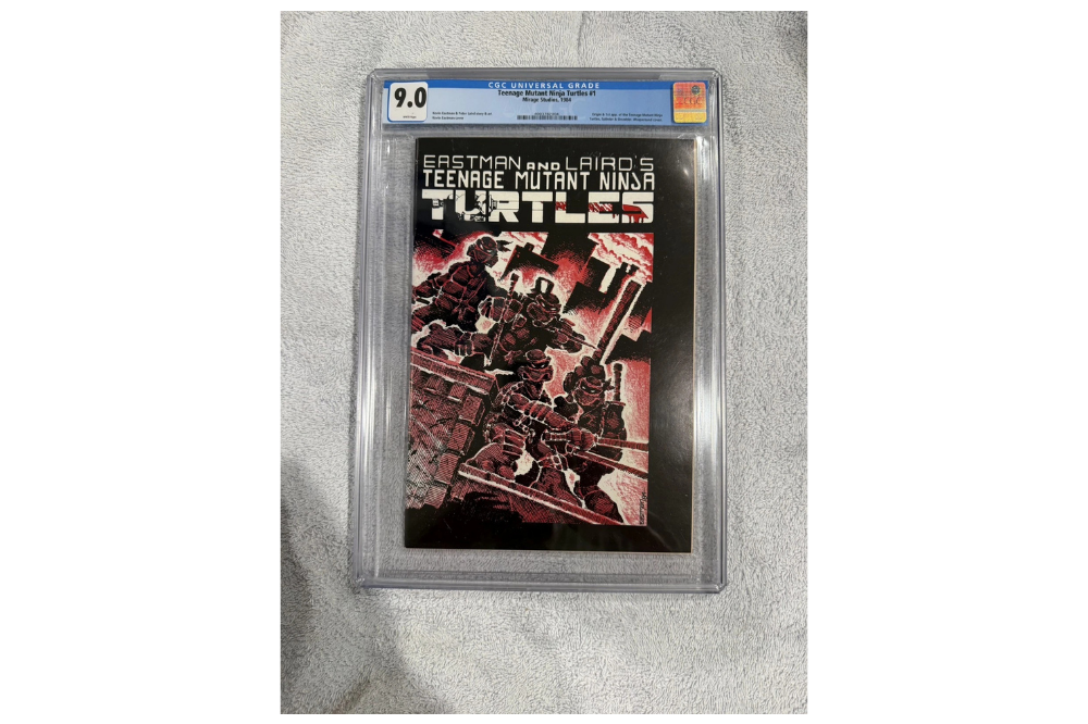 1984 Teenage Mutant Ninja Turtles number 1 first printing in a CGC 9.0 holder