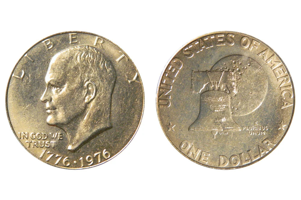 1976 Type 1 Bicentennial Eisenhower Ike Dollar