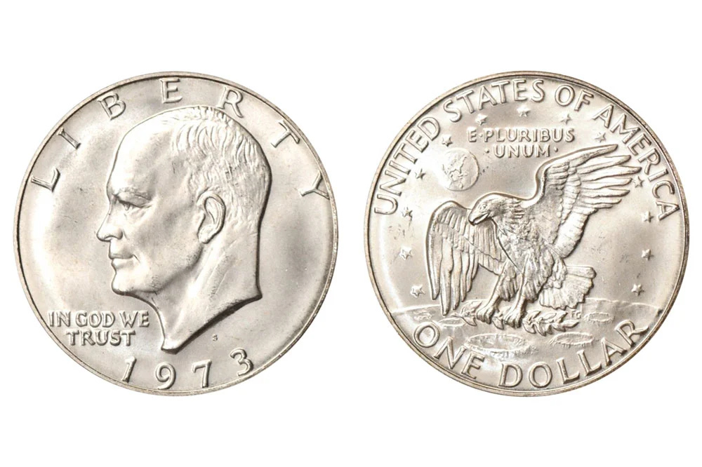 1973 S Silver Eisenhower Ike Dollar - Brilliant Uncirculated