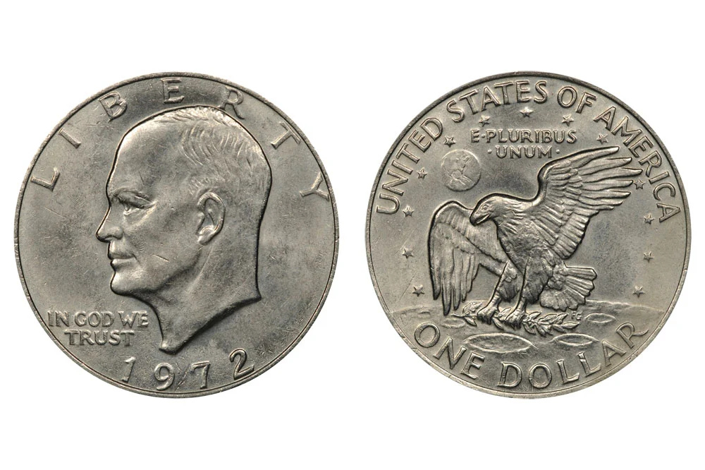1972 Type 2 Eisenhower Ike Dollar