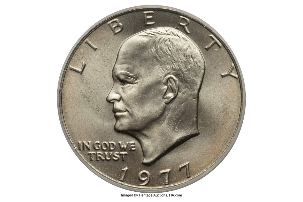 1977 Eisenhower dollar, MS67