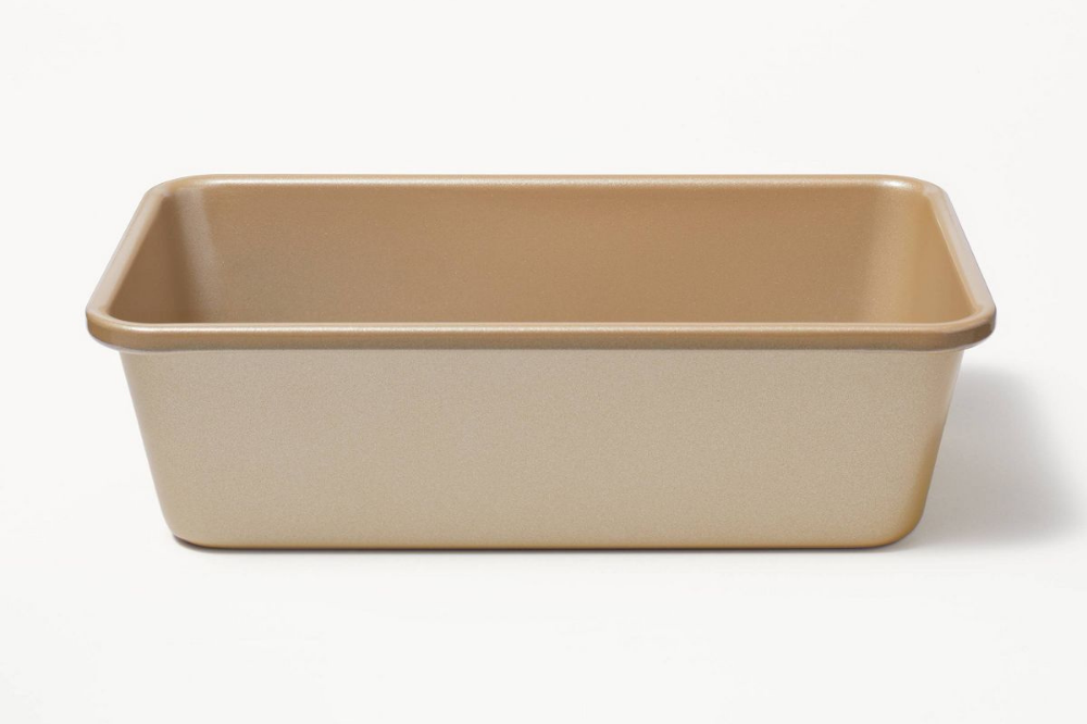 Gold Figmint nonstick loaf pan