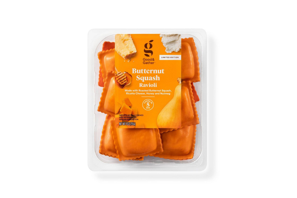 Good & Gather butternut squash ravioli package