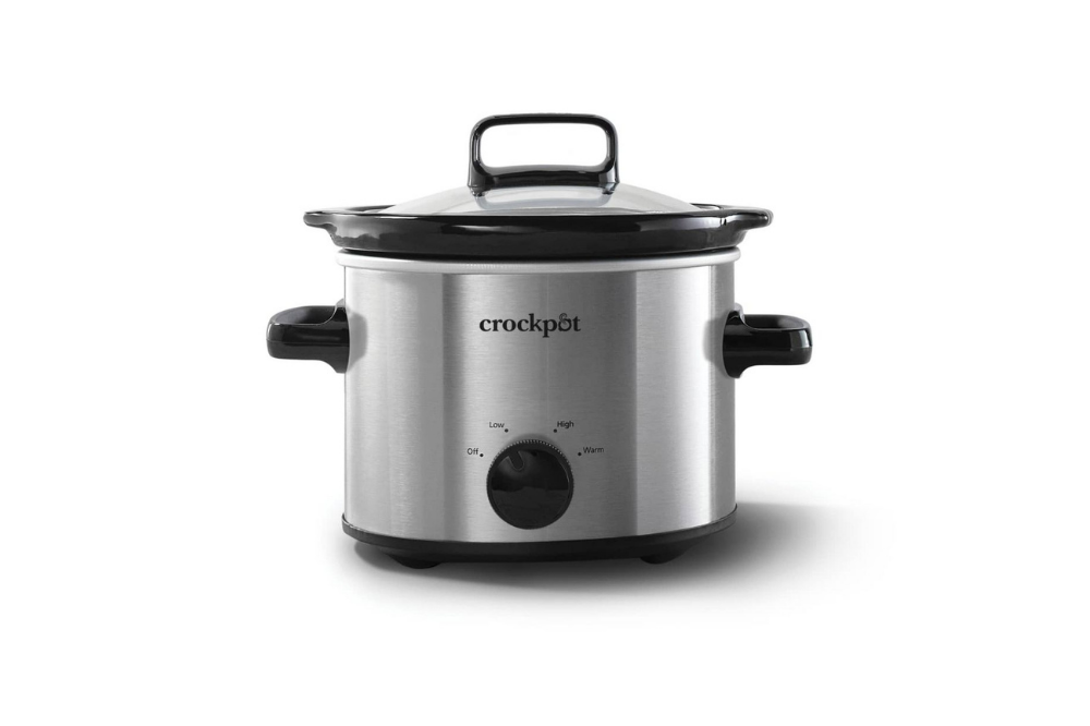 Stainless steel two-quart Crock-Pot slow cooker