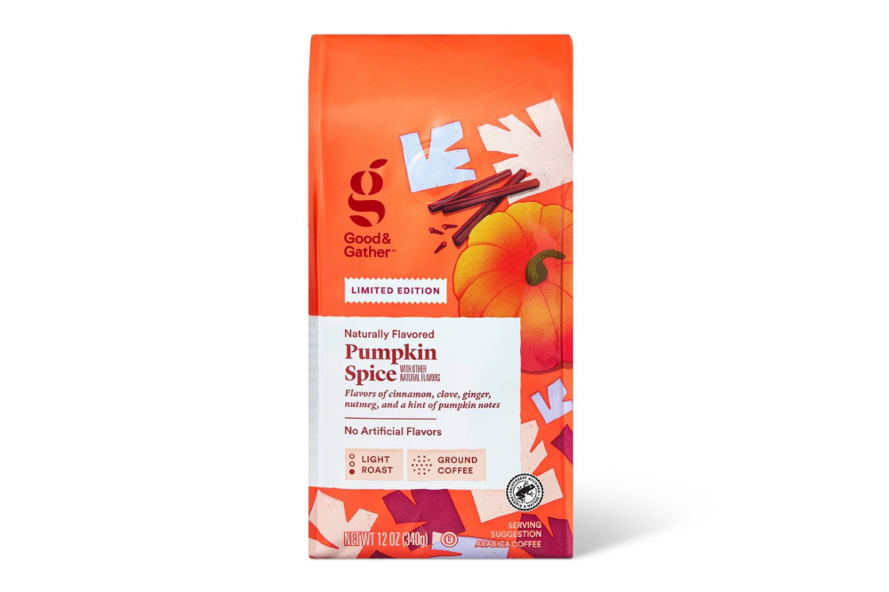 Good & Gather pumpkin spice ground coffee bag