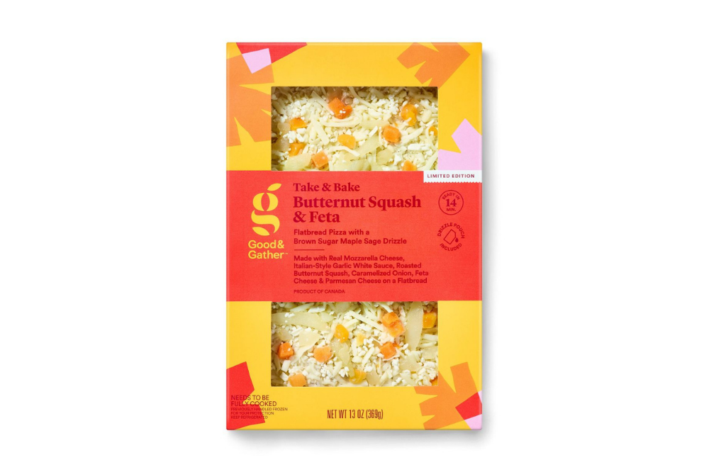 Good & Gather butternut squash and feta flatbread package