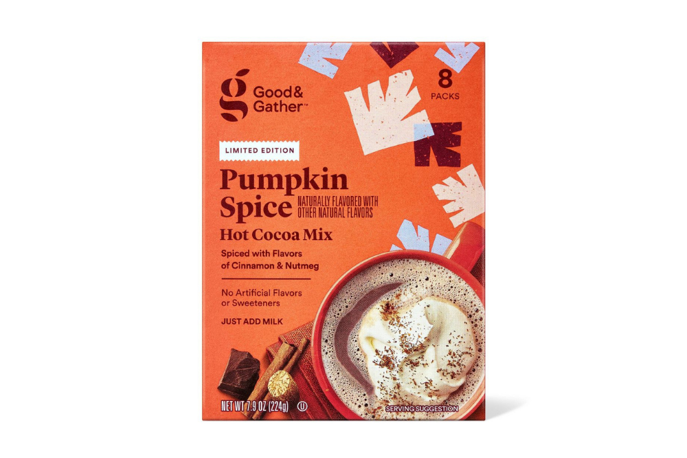 Good & Gather pumpkin spice hot cocoa box