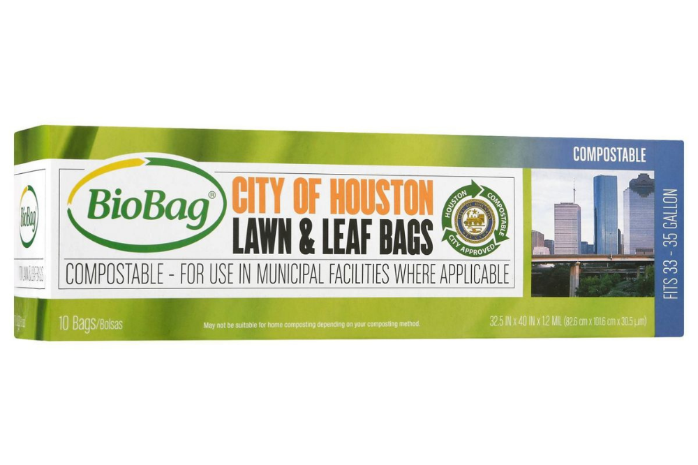 BioBag compostable lawn and leaf bag box