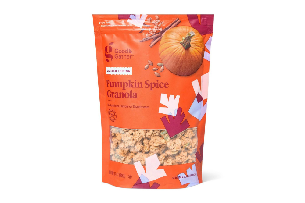 Good & Gather pumpkin spice granola bag