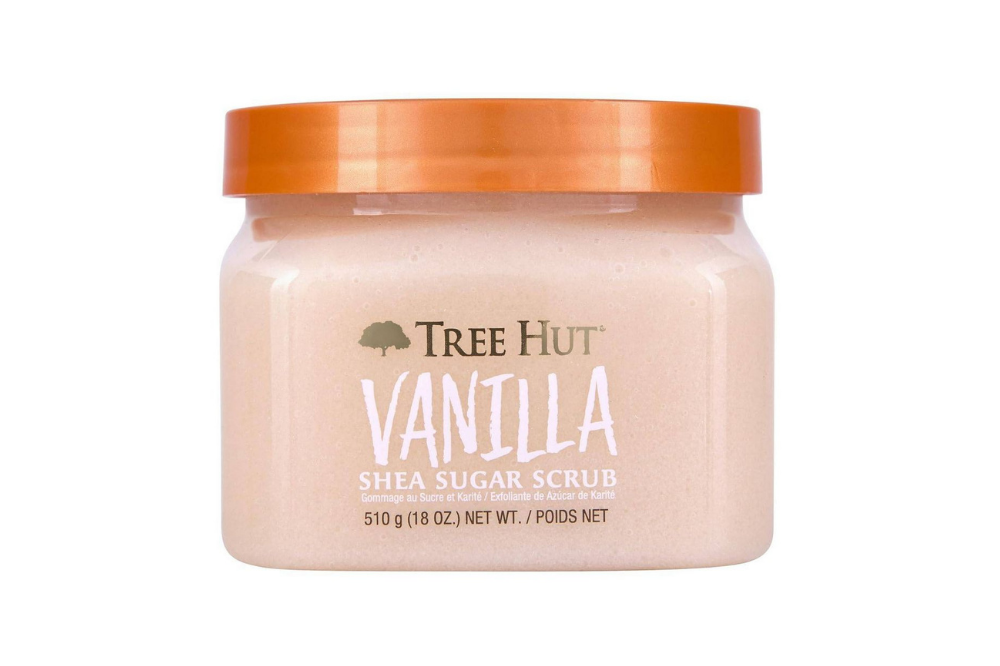 Tree Hut vanilla shea sugar scrub jar