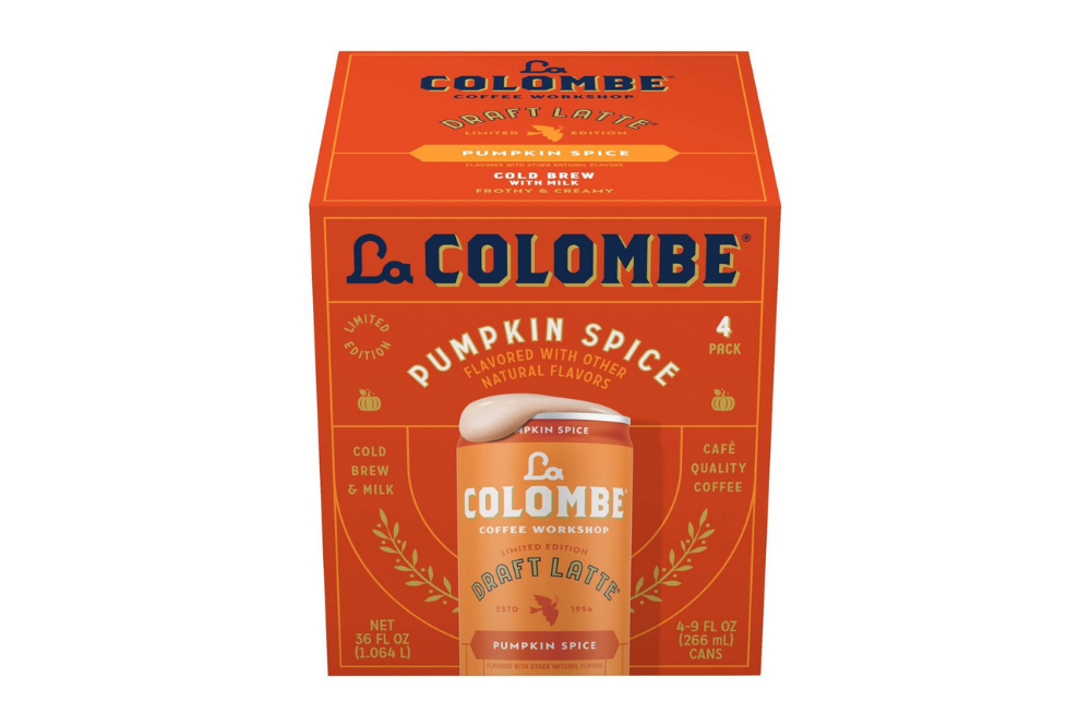 La Colombe pumpkin spice draft latte four-pack