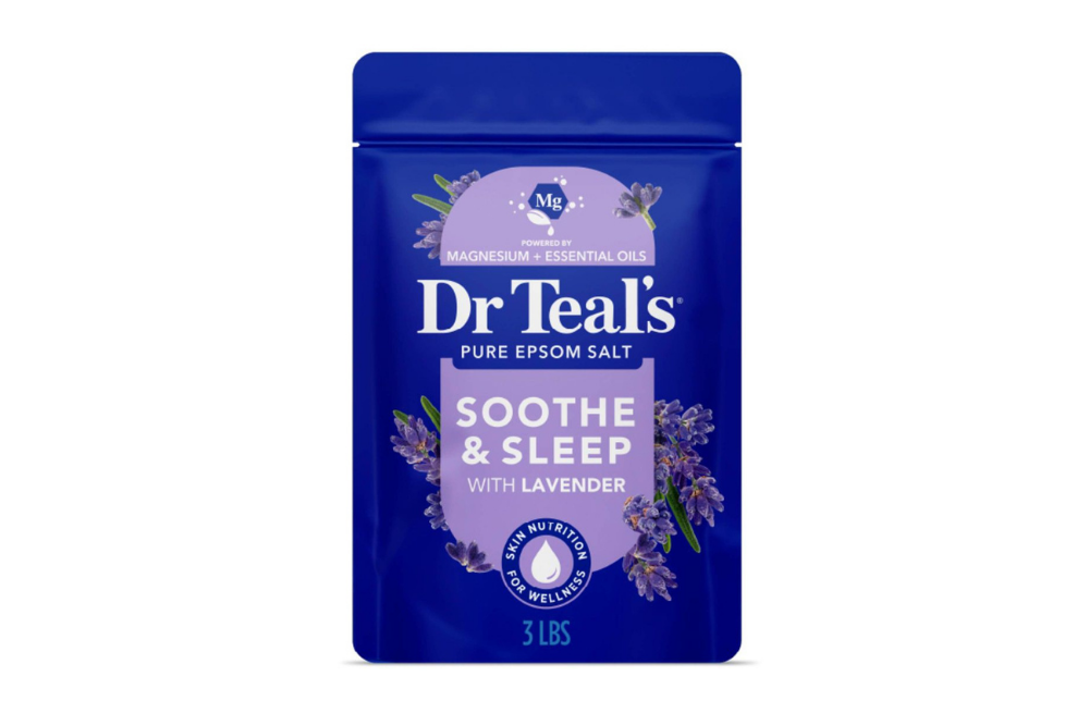 Dr Teal’s lavender Epsom salt soak bag