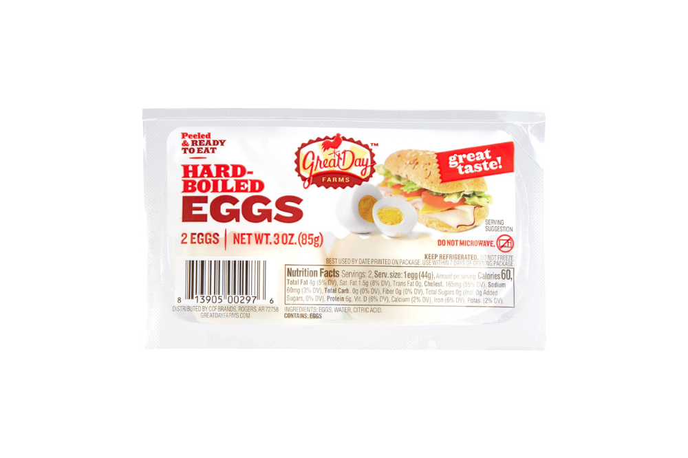 Great Day Farms two-pack of hard-boiled eggs