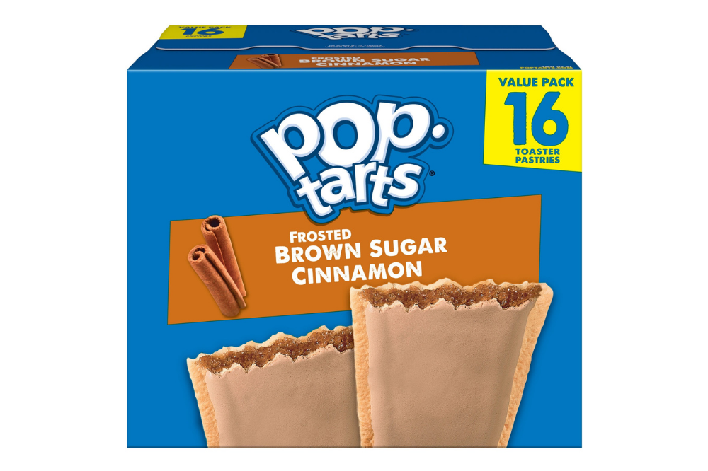 Pop-Tarts frosted brown sugar cinnamon toaster pastry box