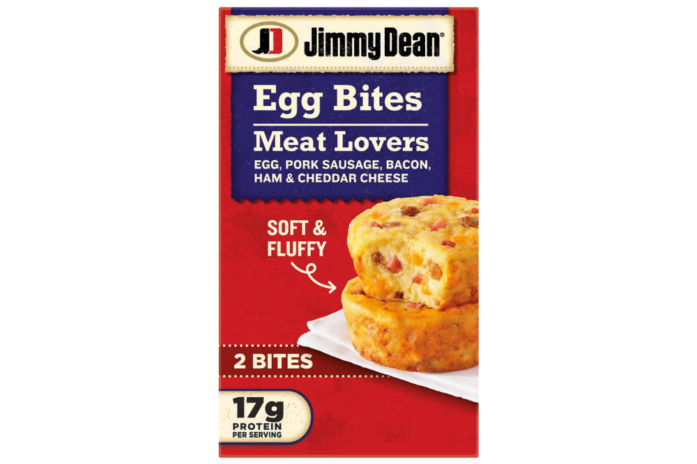 Jimmy Dean meat lovers egg bites box