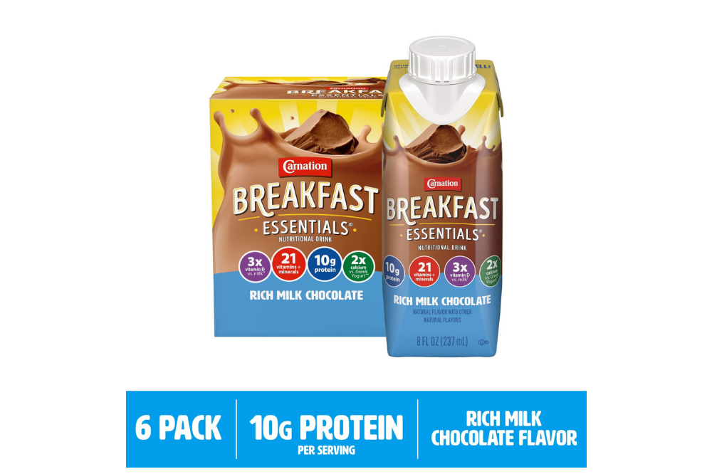 Carnation Breakfast Essentials chocolate drink six-pack